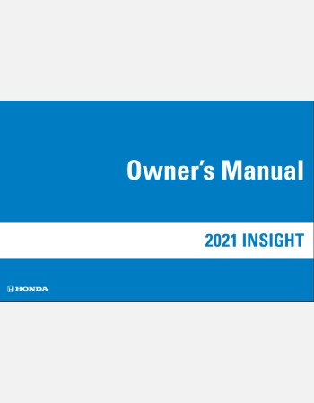 honda insight 2021 owners manual